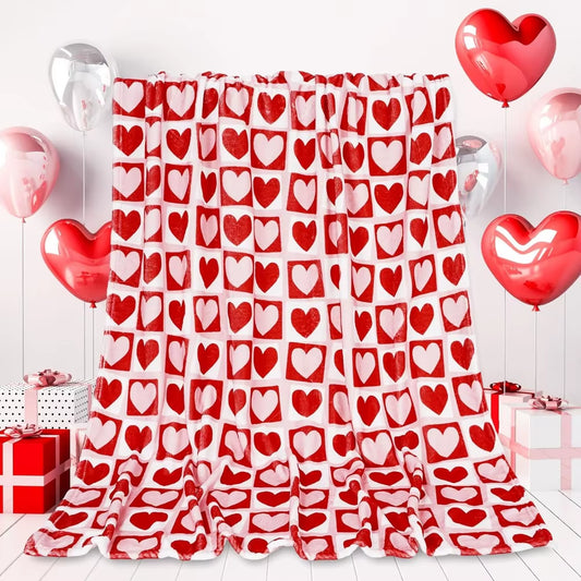 Happy Valentine's Day Decorative Throw Blanket