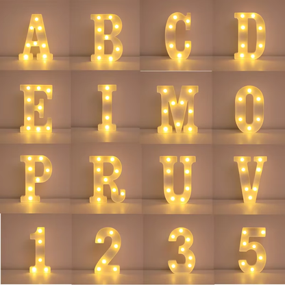 Decorative LED Alphabet Letters & Numbers